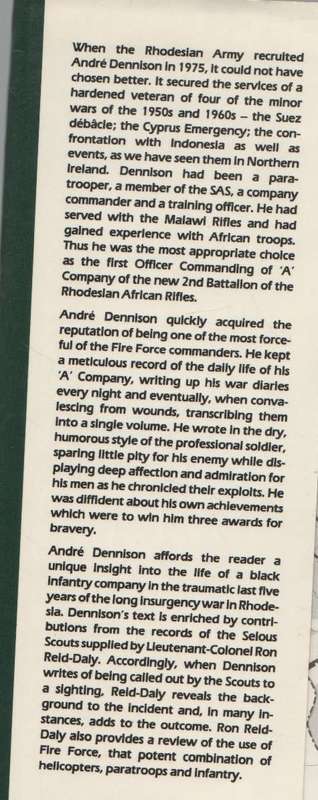 THE WAR DIARIES OF ANDRE DENNISON - JRT WOOD (1 ST EDITION 1989)