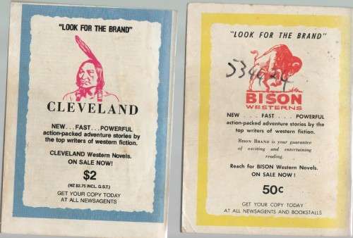 FIVE PAPER BACK CAFE BOOKS - MIXED TITLES AND WESTERNS