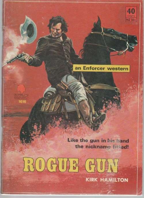 FIVE PAPER BACK CAFE BOOKS - MIXED TITLES AND WESTERNS