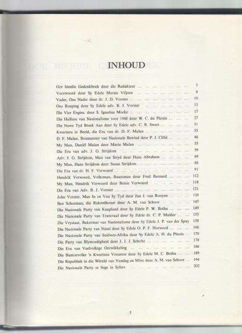 DIE NASIONALE BOEK 1948 - 1973