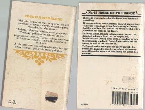 THREE WESTERN PAPERBACKS, MIXED TITLES (CAFE BOOKS)