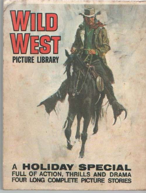 WILD WEST , PICTURE LIBRARY , 3 BOOKS IN ONE (CAFE BOOK)