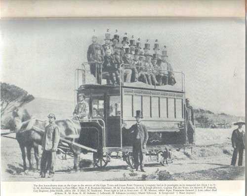 CAPE TRAMS, FROM HORSE TO DIESEL (FOREWORD DATED 1961)