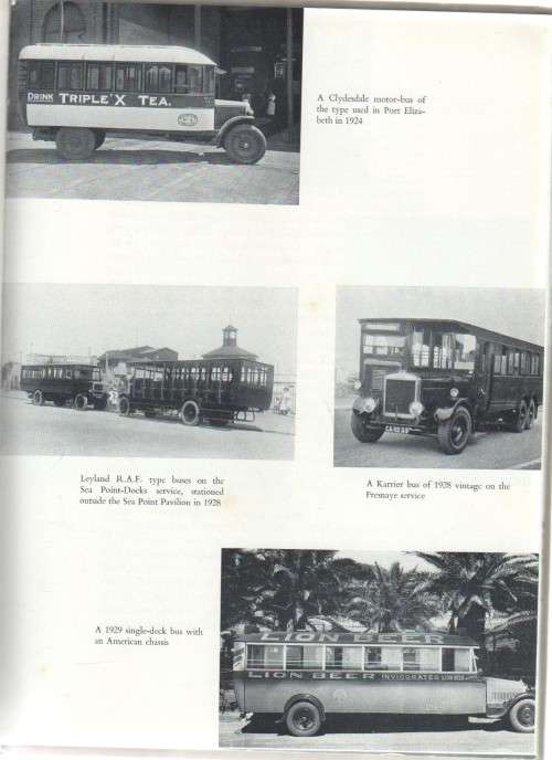 CAPE TRAMS, FROM HORSE TO DIESEL (FOREWORD DATED 1961)