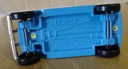 CORGI T FORD VAN, LANDBRO WHOLESALE LTD NOTTINGHAM (MADE IN BRITIAN)