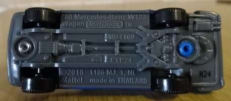 MATCHBOX 1980 MERCEDES BENZ W123 WAGON  (MADE IN THAILAND)