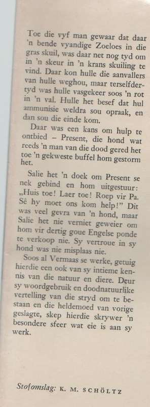 PRESENT - H J VERMAAS (7 DE DRUK 1971)