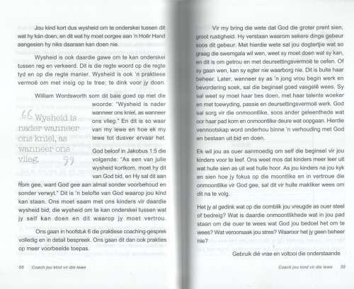 COACH JOU KIND VIR DIE LEWE - TANYA VAN ZYL (2009) PRAKTIESE GIDS MET CD