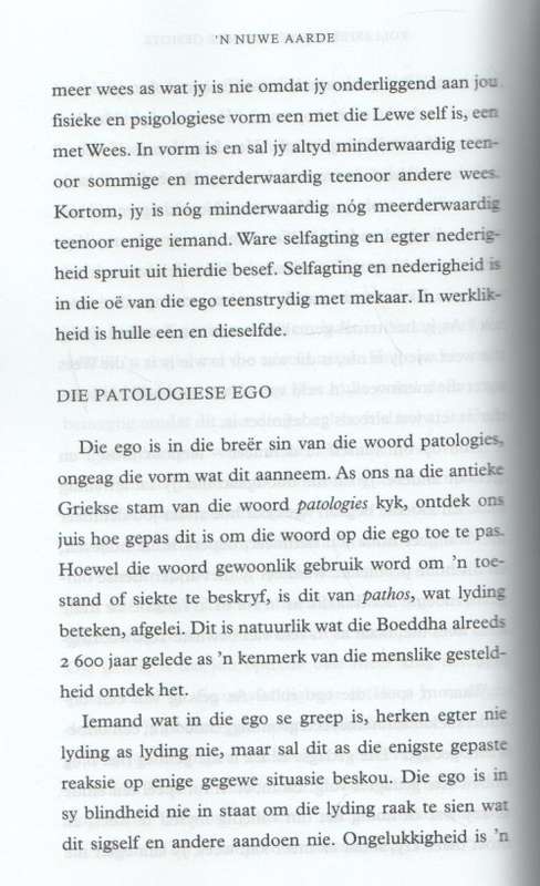 `N NUWE AARDE, ONTWAAK TOT JOU LEWENSDOEL - ECKHART TOLLE (2008)
