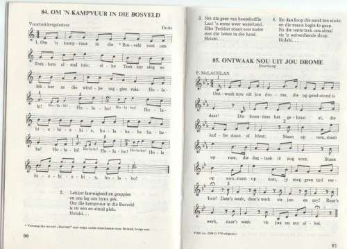VOORTREKKERS SING - UITGEGEE DEUR DIE VOORTREKKERS (2 DE UITGAWE 1986)