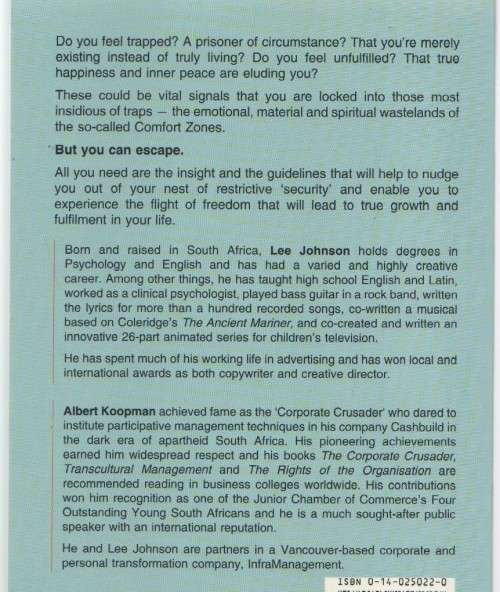 HOW TO ESCAPE YOUR COMFORT ZONES - LEE JOHNSON WITH ALBERT KOOPMAN (1997)