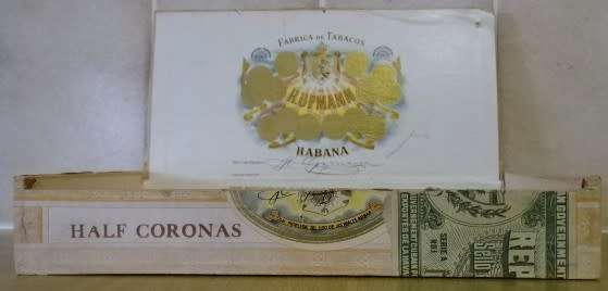 Fabrica De Tabacos de H. Upmann (wooden box , marked hecho en cuba 75) MADE IN CUBA , CIGAR BOX