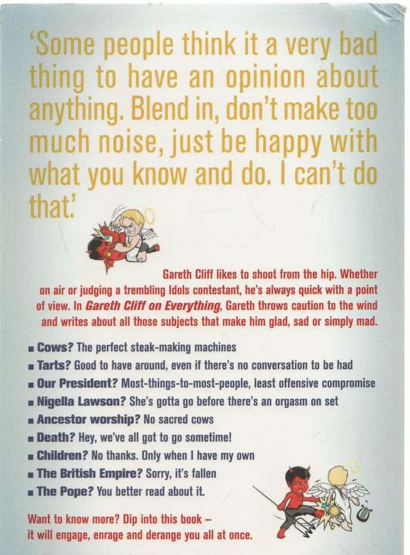 GARETH CLIFF ON EVERYTHING (2011)