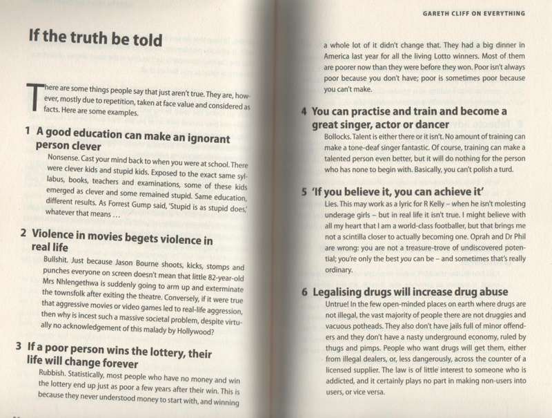 GARETH CLIFF ON EVERYTHING (2011)