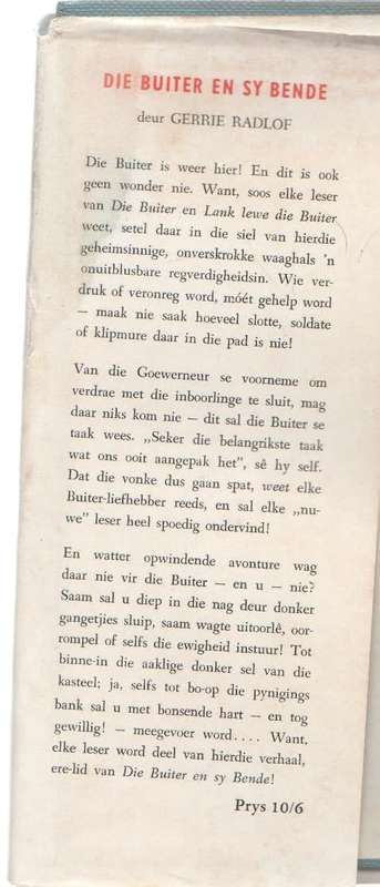 DIE BUITER EN SY BENDE - GERRIE RADLOF (1955)