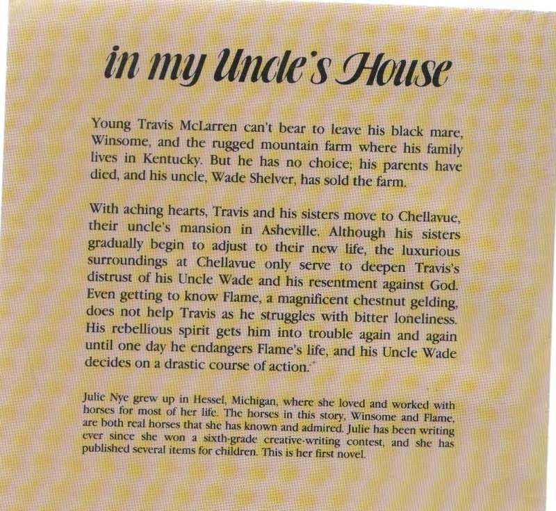 IN MY UNCLE`S HOUSE - JULIE NYE (1986)