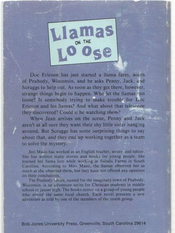 LLAMAS ON THE LOOSE - JERI MASSI (1998) TEEN