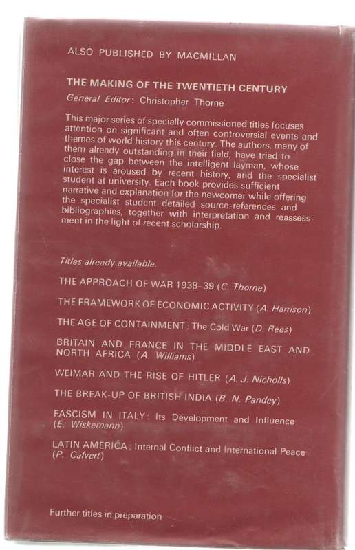 THE MAKING OF A NATION , A HISTORY OF THE UNION OF SOUTH AFRICA 1910-1961 - D W KRUGER (1969)