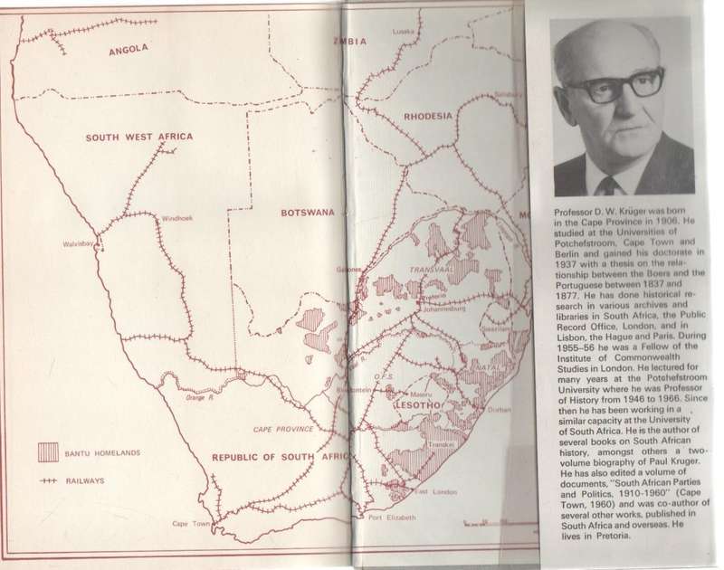 THE MAKING OF A NATION , A HISTORY OF THE UNION OF SOUTH AFRICA 1910-1961 - D W KRUGER (1969)