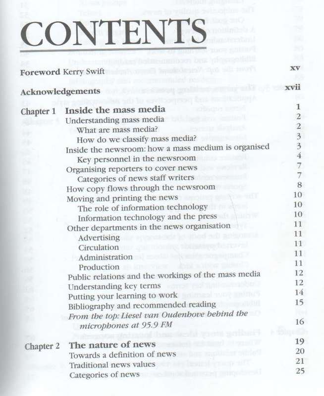 WRITING FOR THE MEDIA IN SOUTH AFRICA - FRANCOIS NEL (2 ND EDITION 1999)