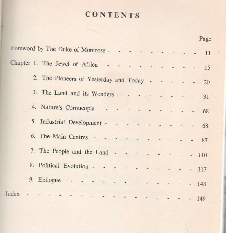 RHODESIA, THE JEWEL OF AFRICA - RICHARD C HAW (1966)