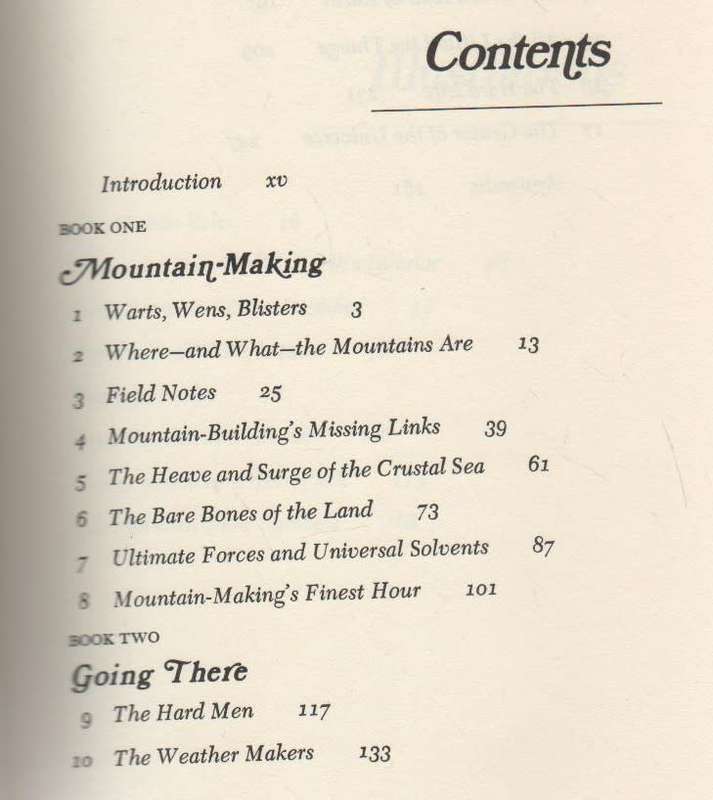 ON MOUNTAINS - JOHN JEROME (1979)