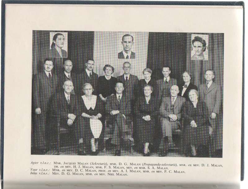 DIE MALAN-GEDENKBOEK - 6 OKTOBER 1951 -(UITGEGEE DEUR DIE MALANDAG-KOMITEE) GETEKEN