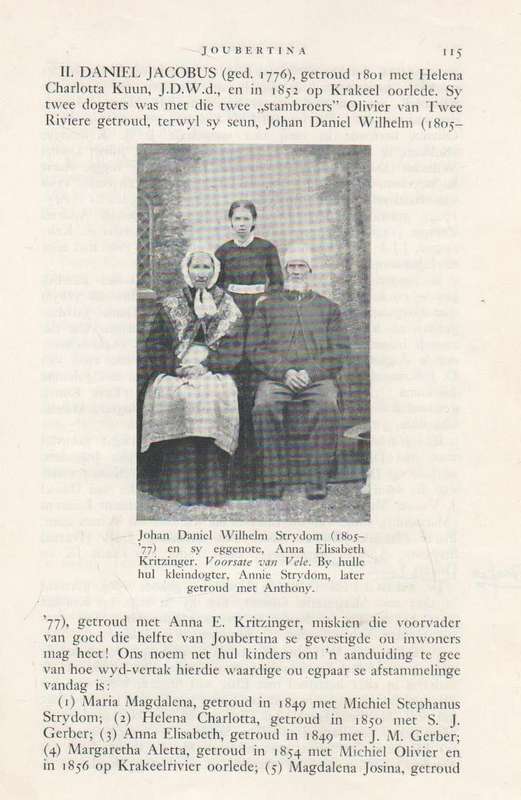 JUBILEUM-GEDENKBOEK JOUBERTINA, NED. GEREF. KERK  - H NC HOPKINS(1957)