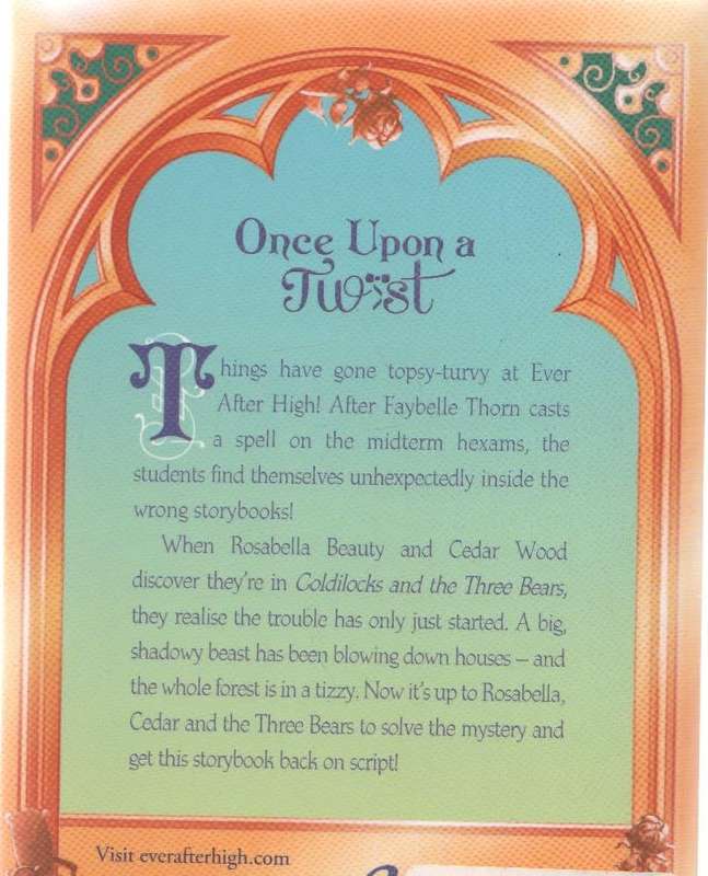 ONCE UPON A TWIST , ROSABELLA AND THE THREE BEARS - PERDITA FINN (2017)
