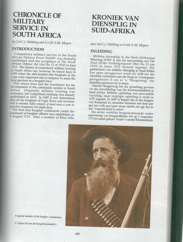 SUID-AFRIKAANSE OORSIG/ S A DEFENCE FORCE REVIEW 1990 - MAJ A DE LA REY