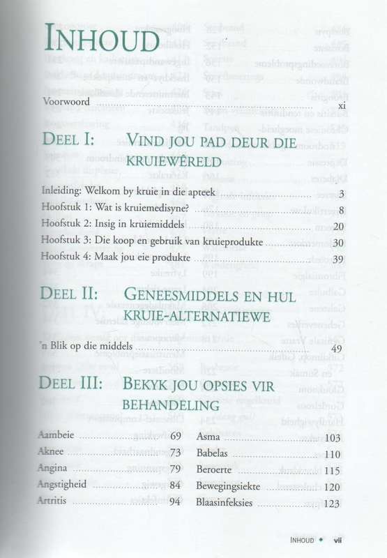 KRUIE IN DIE APTEEK - LINDA B WHITE EN STEVEN FOSTER (2000)