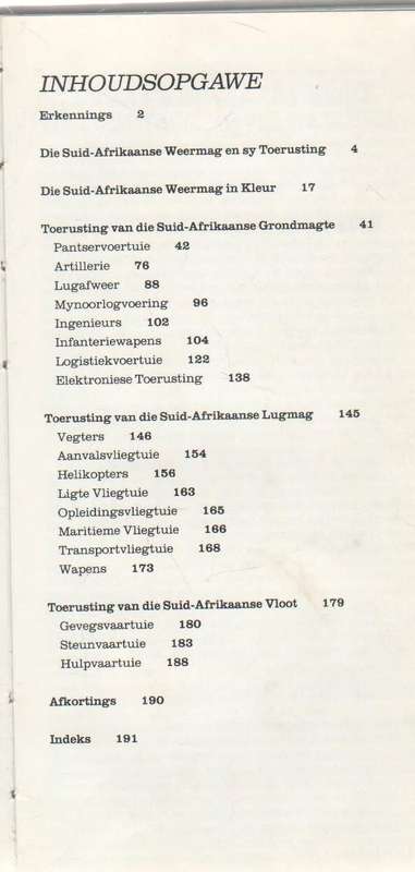KRYGSTUIG VAN SUID-AFRIKA , GIDS OOR S.A. LEER, VLOOT EN LUGMAG - HELMOED-ROMER HEITMAN (1988)