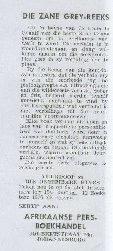 DIE DIERE VAN TARZAN - EDGAR RICE BURROUGHS (APB - 1947)