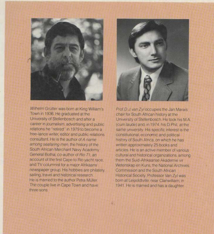 THE STORY OF SOUTH AFRICA WILHELM GRUTTER IN COLLABORATION WITH PROF D J VAN ZYL (1981)