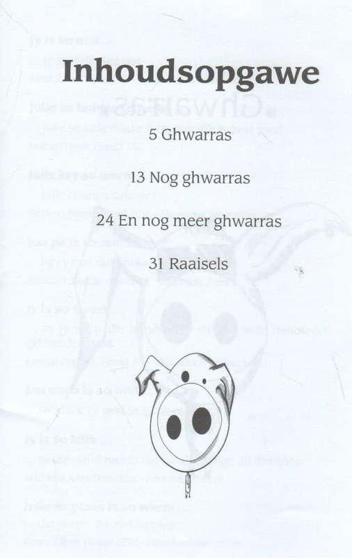 DUIDELIKE RAAISELS EN DIFTIGE GHWARRAS DEUR TJINNERS VANNIE NOORD-EN WES-KAAP - SHARON BECORNIE
