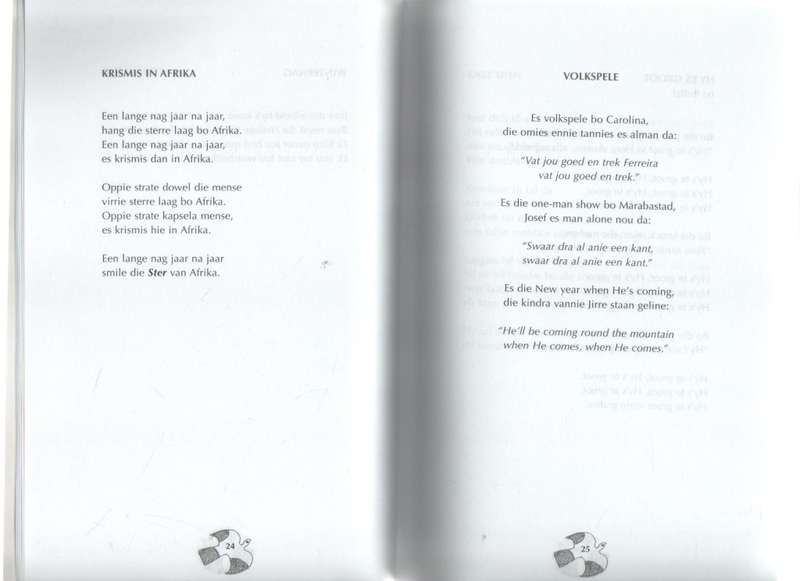 DIE POEMS ENNIE SONGS, TSOTSI-EVANGELIE - FRANS VAN RENSBURG (1 STE DRUK 2007) GETEKEN