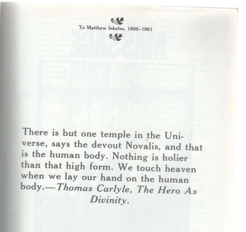THE ART OF SENSUAL MASSAGE - GORDON INKELES & MURRAY TODRIS (1989)