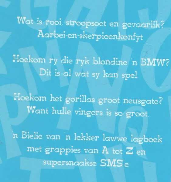 GRAPPE VAN A - Z - MARITHA SNYMAN (5 DE DRUK 2017)