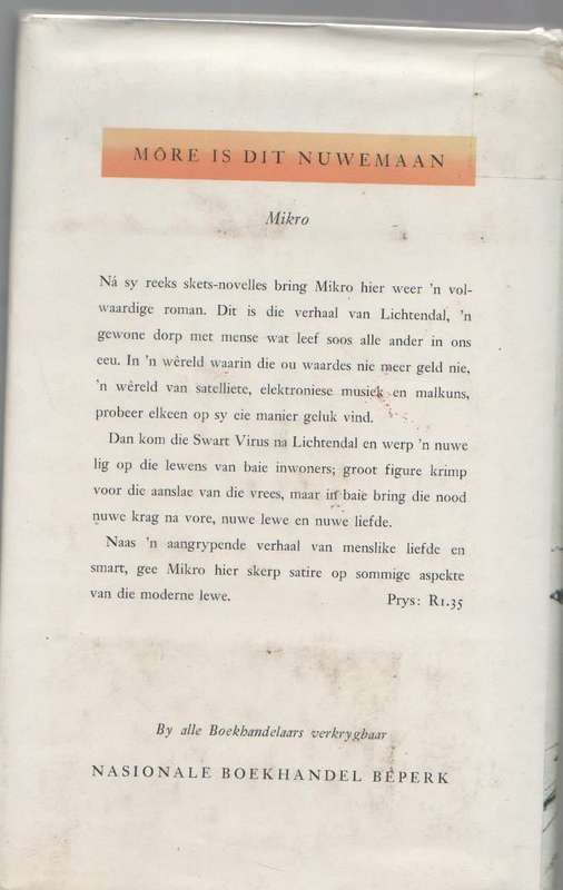 HUISIES TEEN DIE HEUWEL - MIKRO (4 DE DRUK 1962)