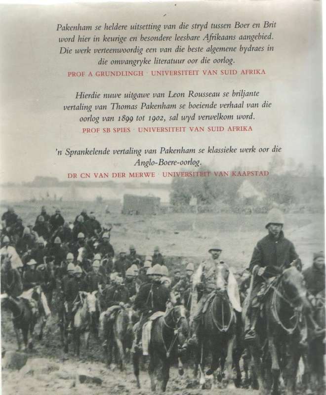 DIE BOEREOORLOG - THOMAS PAKENHAM (HERDRUK 1999)