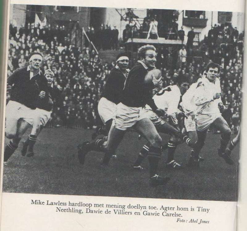 RUGBY AGTER DORINGDRAAD - GERHARD VIVIERS (GETEKEN - 3 DE DRUK 1970)