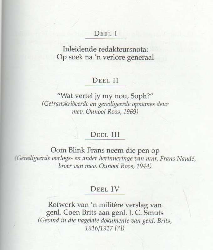 OP SOEK NA GENERAAL MANNETJIES MENTZ - CHRISTOFFEL COETZEE (1 STE UITGAWE 1998)