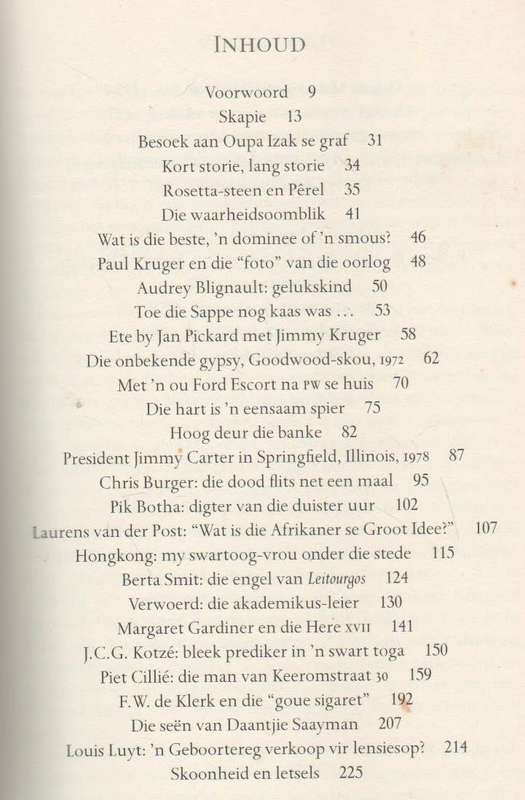 STROOIDAK EN TORING VAN MENSE EN MY TYD - IZAK DE VILLIERS (1 STE UITGAWE 2009)