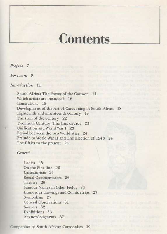 Companion to South African Cartoonists - Murray and Elsabe Schoonraad (Featuring TO Honiball & other