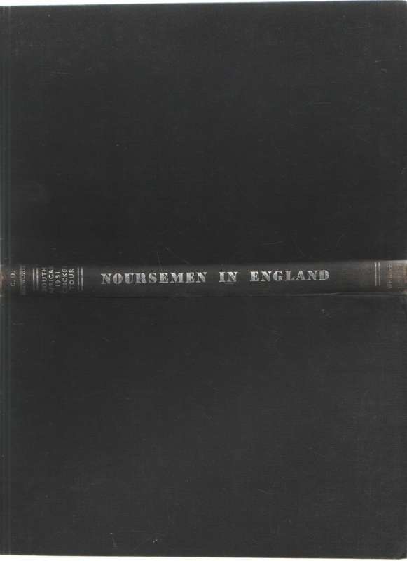 NOURSEMEN IN ENGLAND SOUTH AFRICAN CRICKET TOUR 1951 - C O MEDWORTH