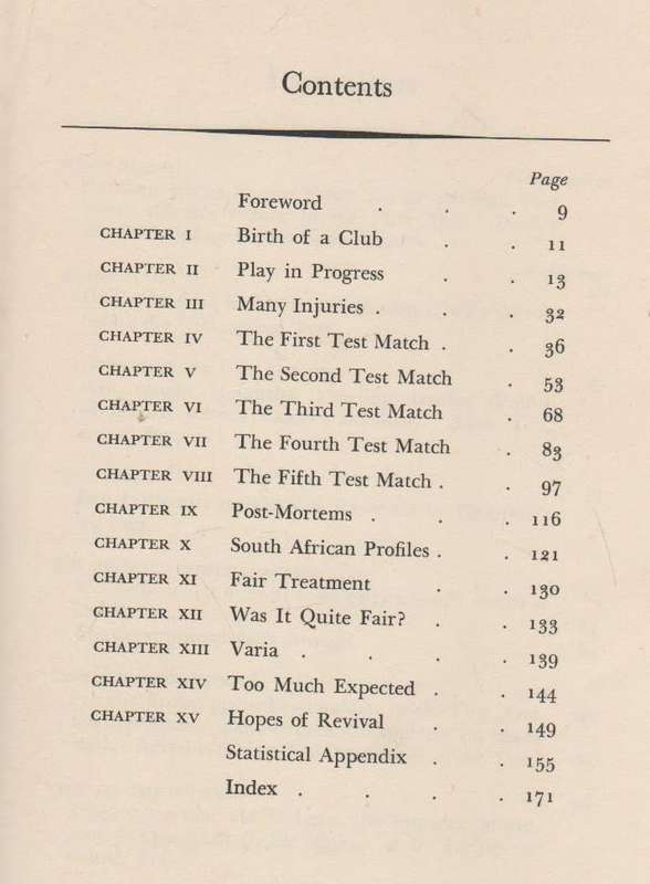 NOURSEMEN IN ENGLAND SOUTH AFRICAN CRICKET TOUR 1951 - C O MEDWORTH