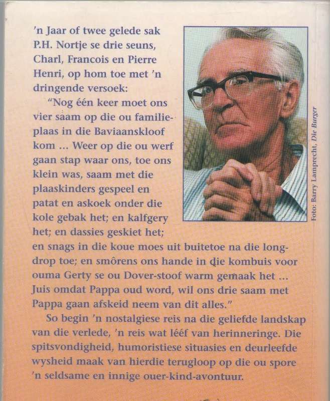 VOLSTRUIS, MET WIE GAAN JY TROU? 'N HERRINNERINGSTOG - P H NORTJE (2 DE DRUK 2001)