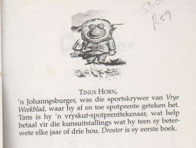 DROSTER - TINUS HORN (1 STE UITGAWE 1996)