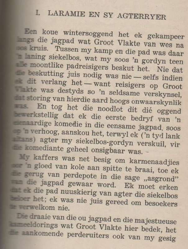 LARAMIE, DIE WONDERWERKER - EUGENE N MARAIS (APB 1950)