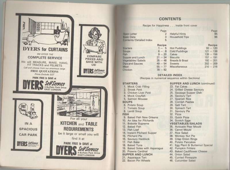 FAVOURITE ST NICHOLAS RECIPES - ST NICHOLAS CHURCH BEACON BAY (1981)
